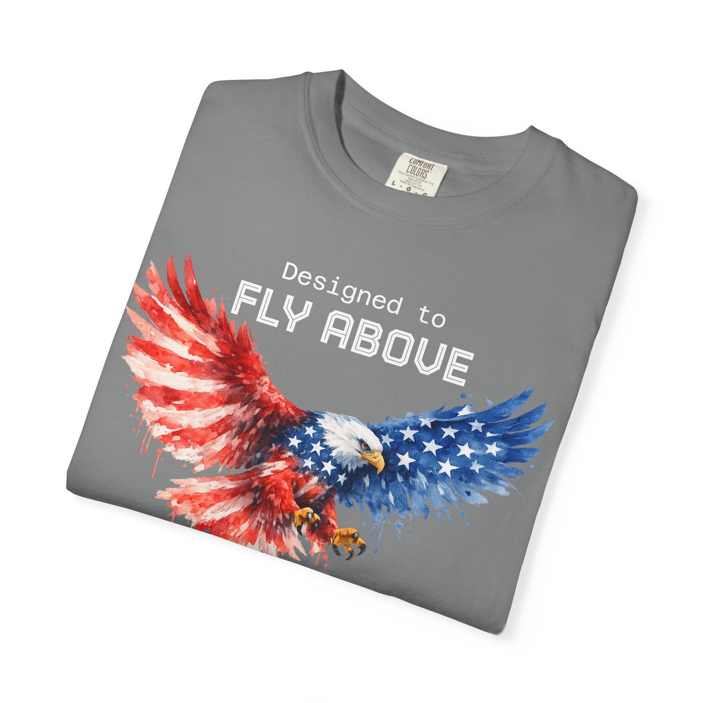 American Eagle Flag T-Shirt — Patriotic Bald Eagle Design
