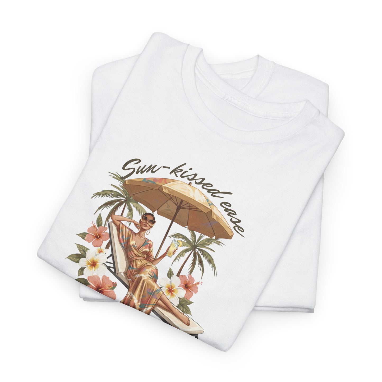 Sun-Kissed Ease Tee — Relaxed Summer Graphic T-Shirt