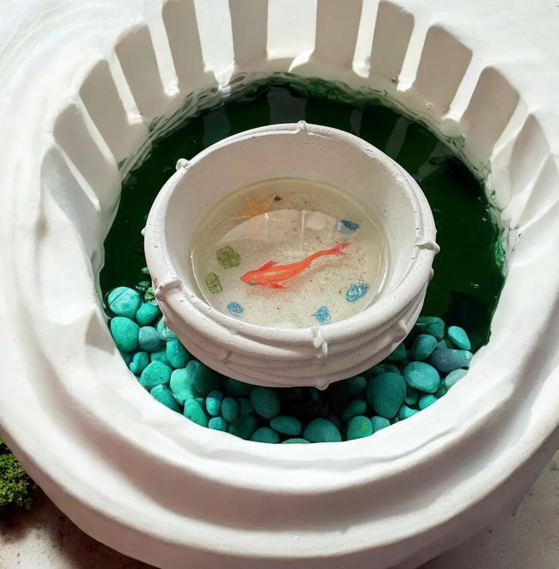 Goldfish Resin Pond Decor