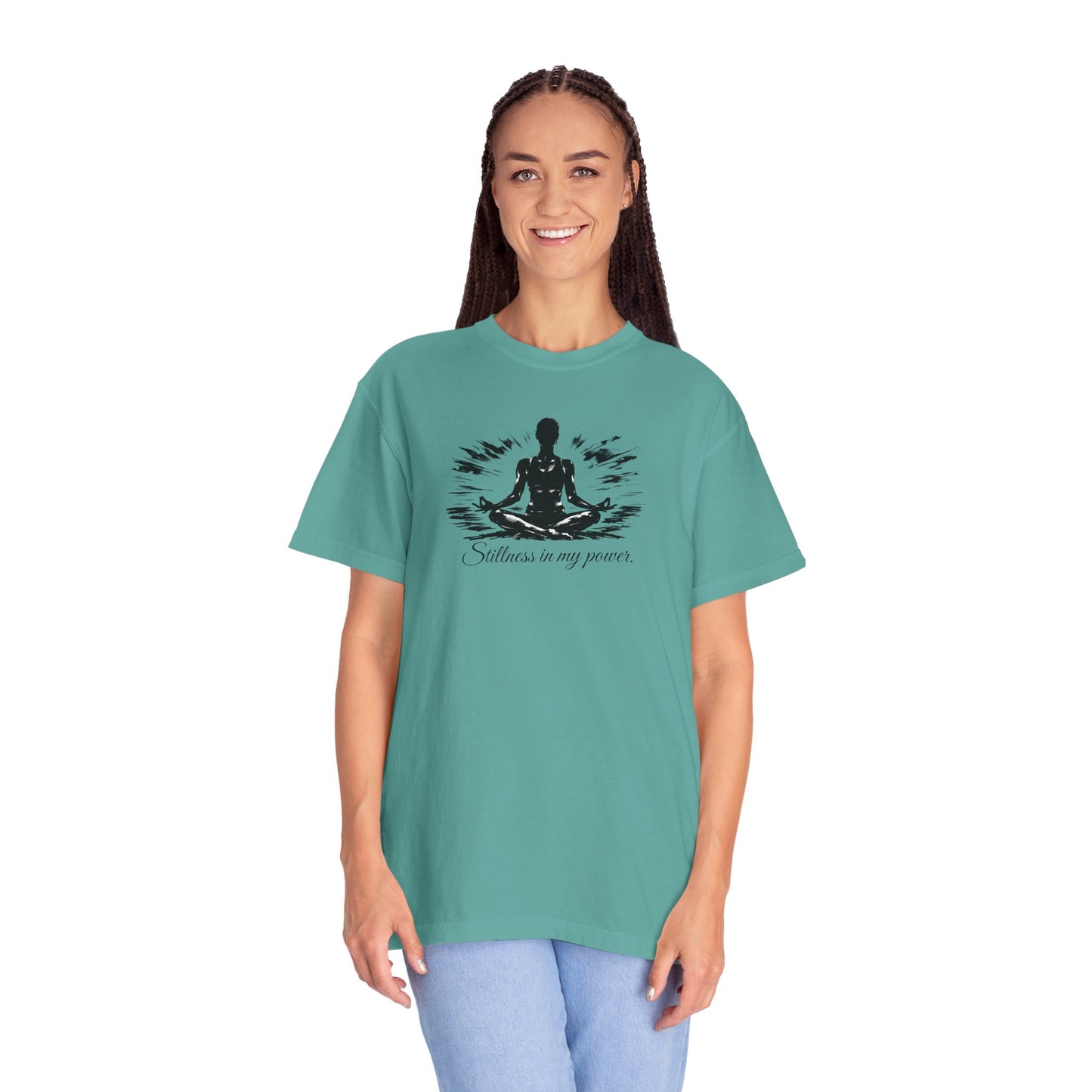 Stillness In My Power T-Shirt — Mindful Meditation Tee