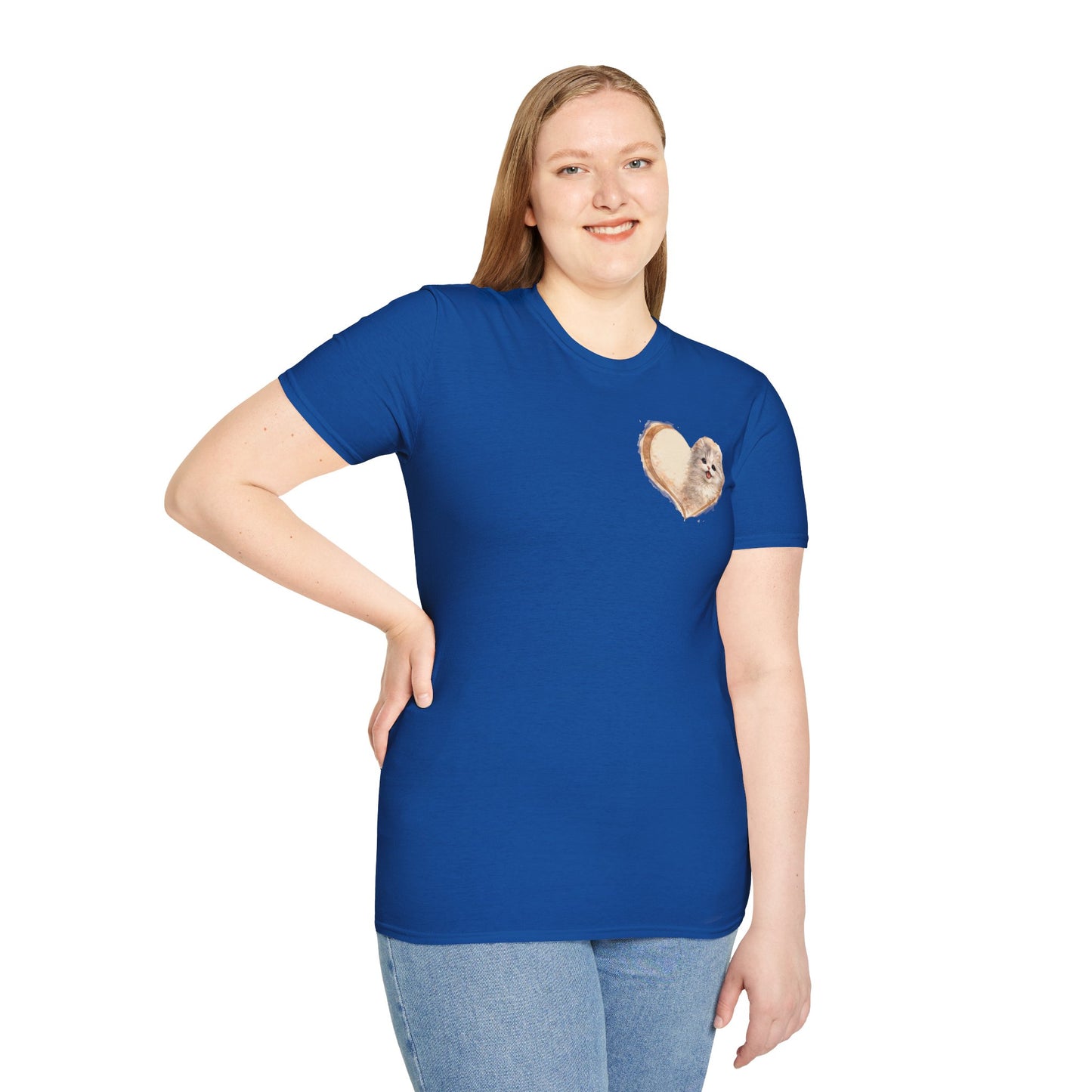 Kitty in My Heart T-Shirt — Cute Cat Graphic Tee for Cat Lovers