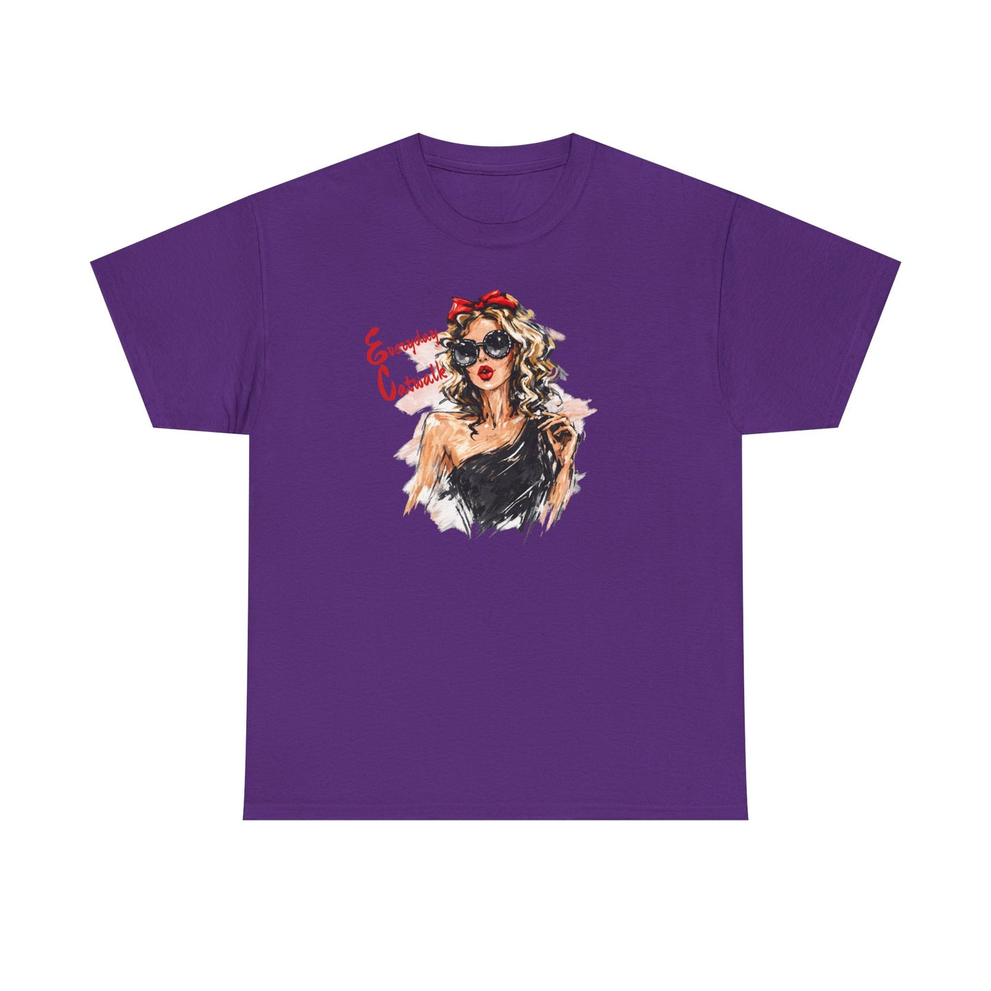 Fashion Tee — 'Everyday Catwalk' Graphic Shirt