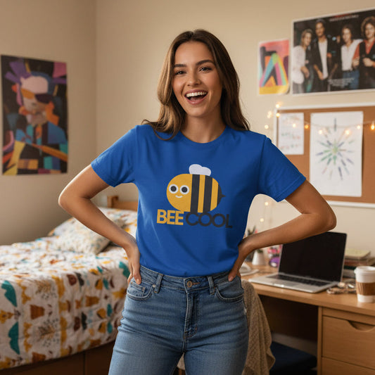 Bee Cool T-Shirt — Cute Cartoon Bee Graphic Tee