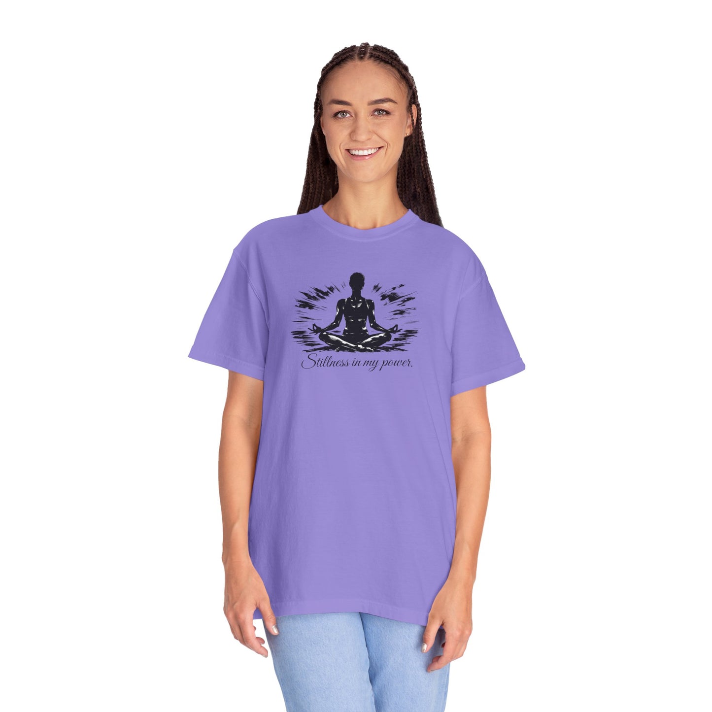 Stillness In My Power T-Shirt — Mindful Meditation Tee