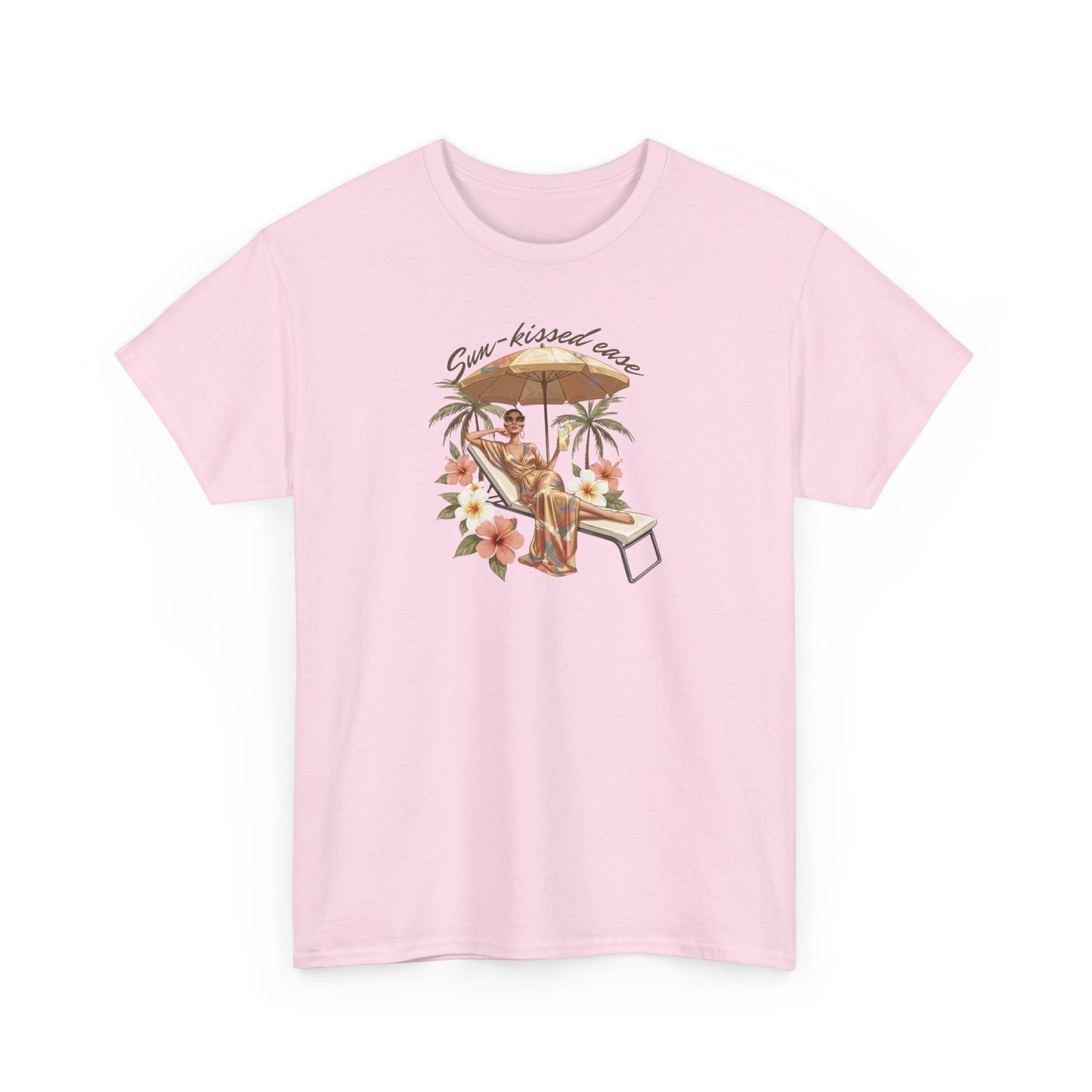 Sun-Kissed Ease Tee — Relaxed Summer Graphic T-Shirt