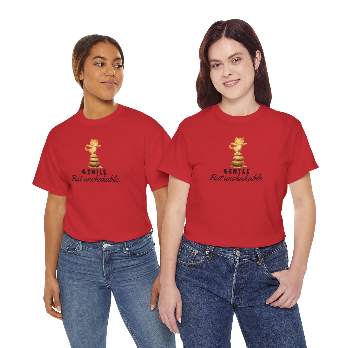 Gentle But Unshakable T-Shirt — Inspirational Quote Tee