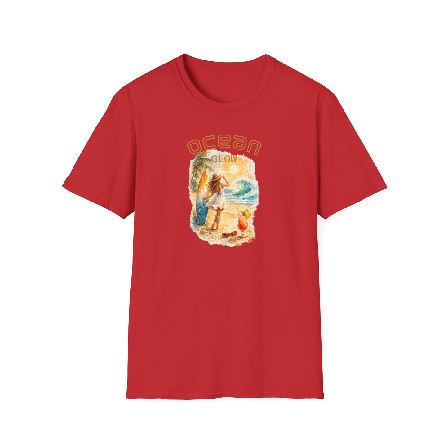 Ocean Glow T-Shirt — Luminous Coastal Graphic Tee