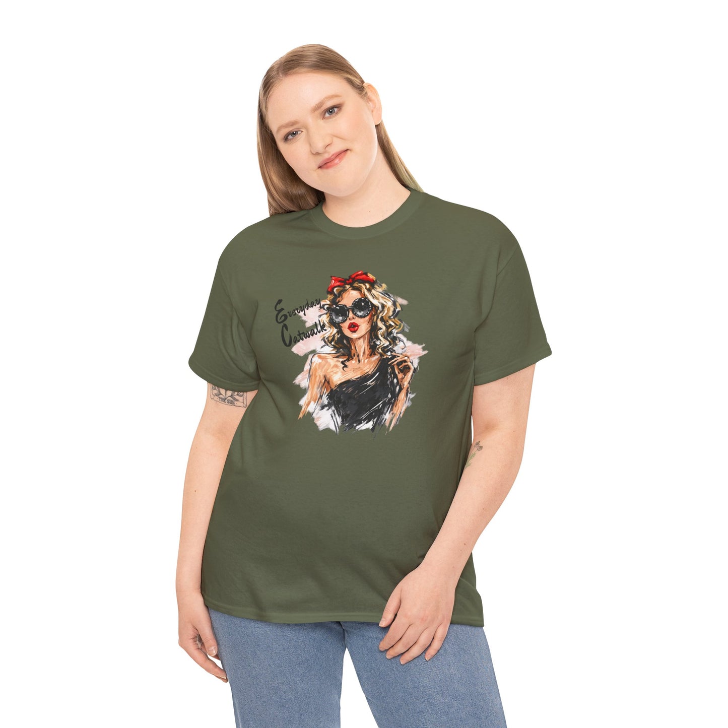 Fashion Tee — 'Everyday Catwalk' Graphic Shirt