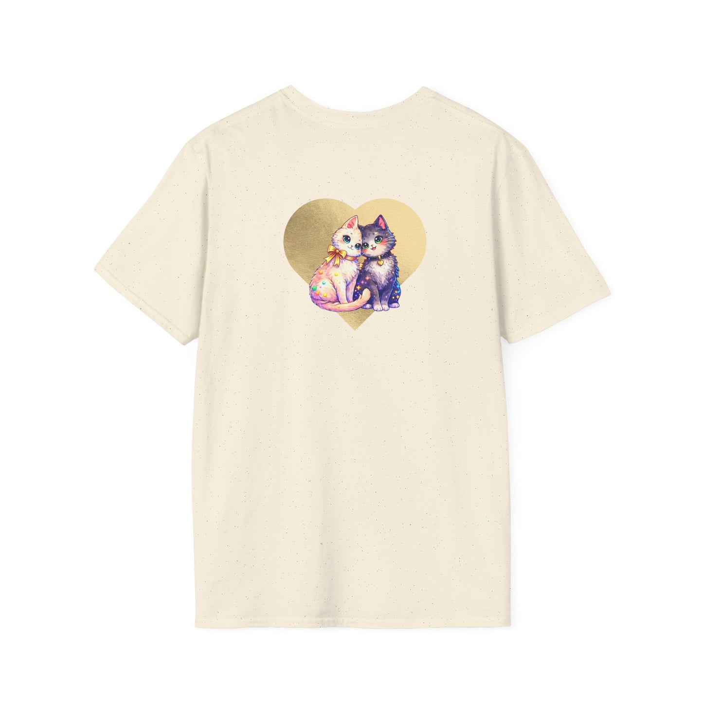 Heart Paw Print T-Shirt — Cute Cat & Dog Love Graphic Tee