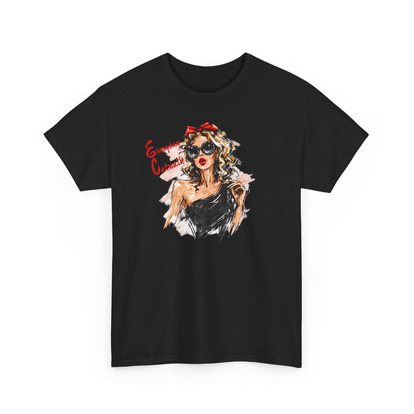 Fashion Tee — 'Everyday Catwalk' Graphic Shirt