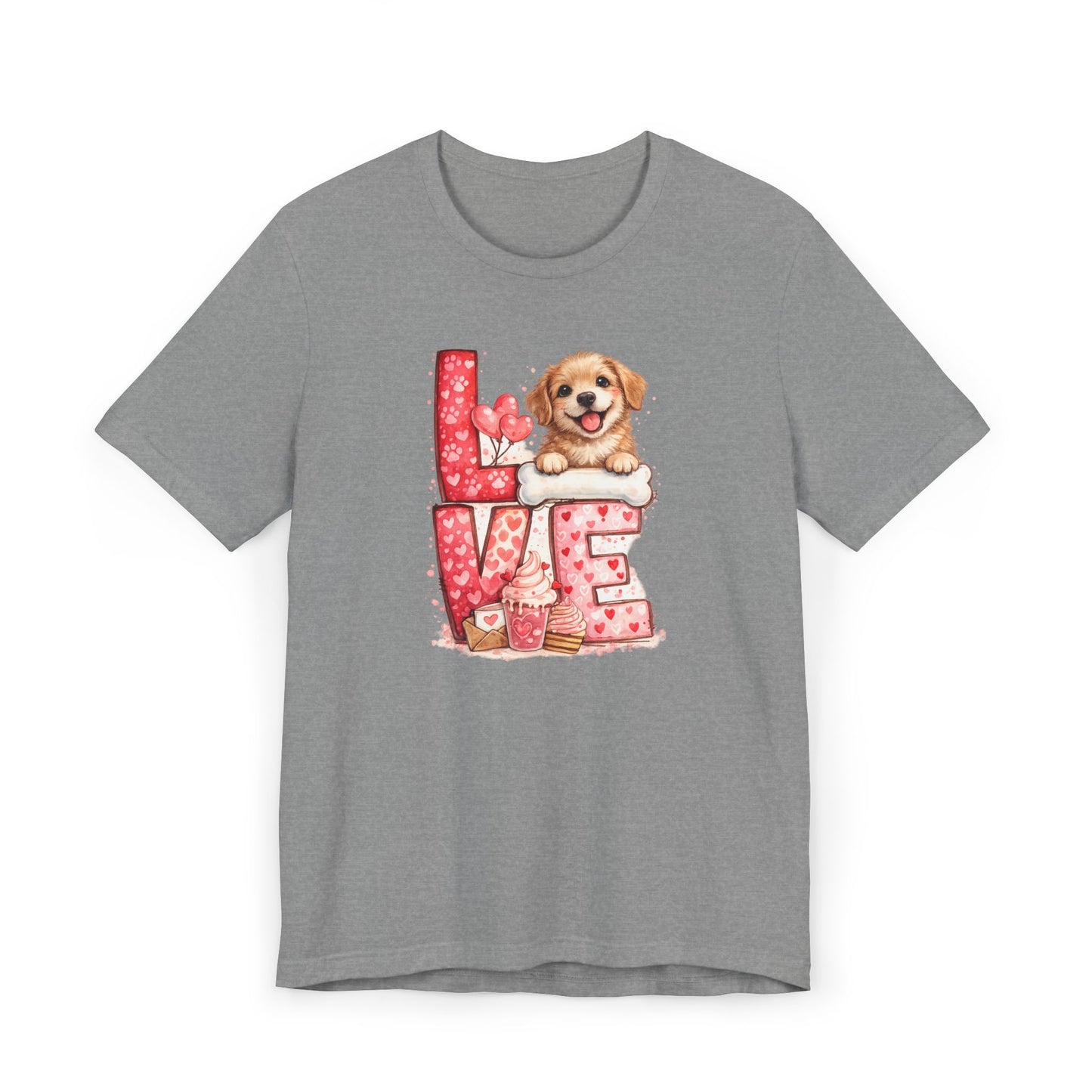 Love Dog T-Shirt — Cute Puppy Heart Graphic Tee