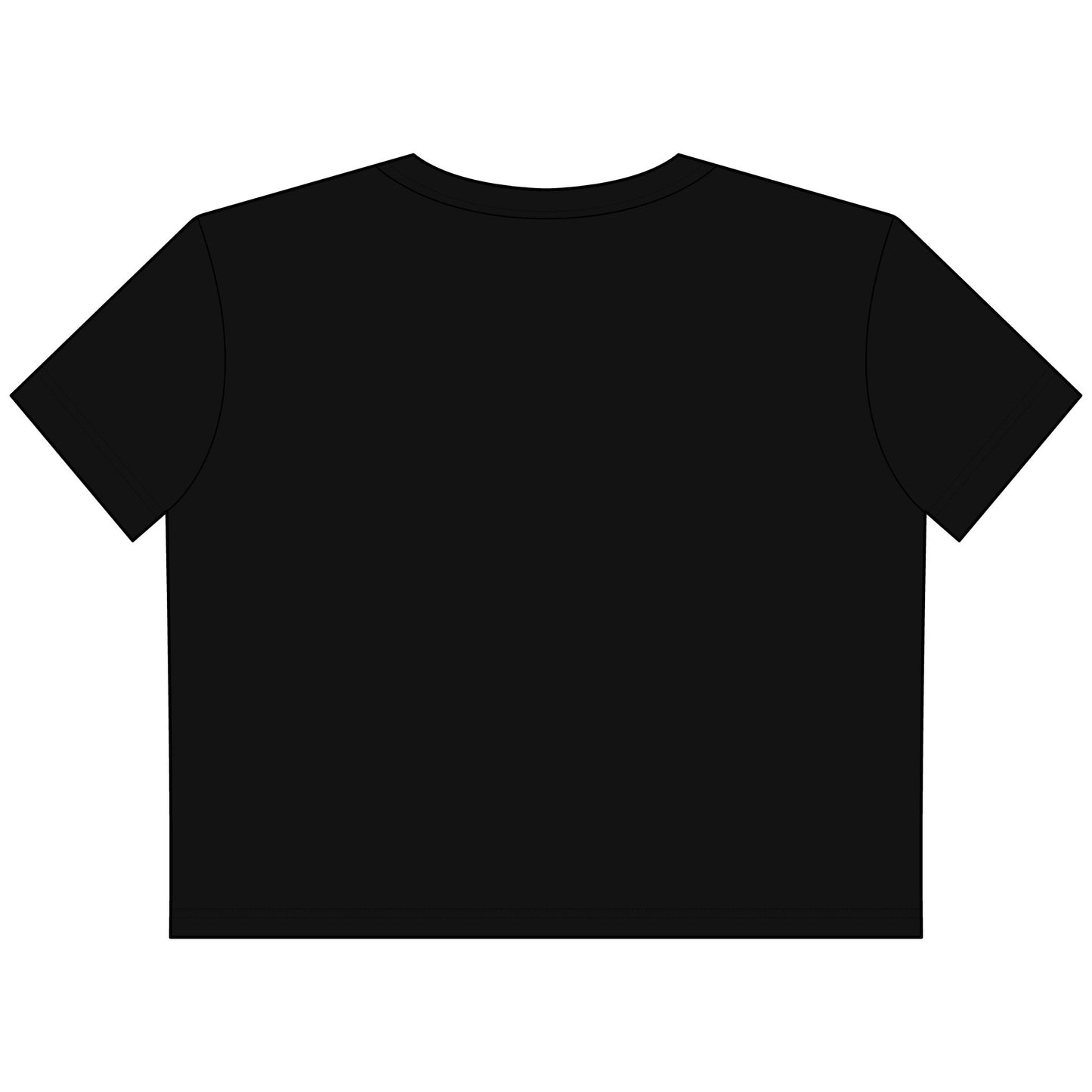 LOVE Sequin Heart Cropped Tee