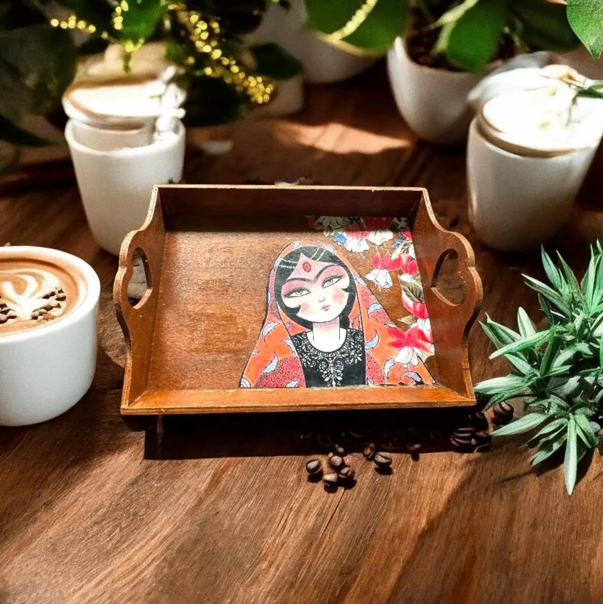 Epoxy Resin Serving Tray | Handmade Home Décor MehrArt collections