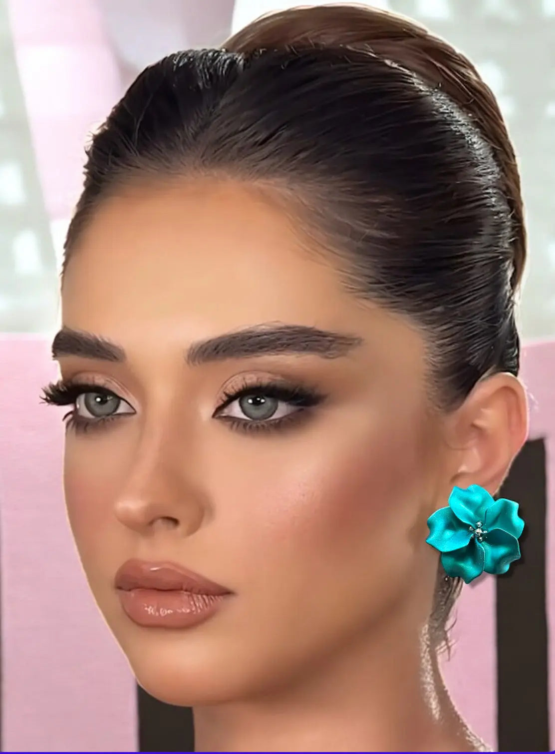 Teal Resin Earrings 2026 Trend