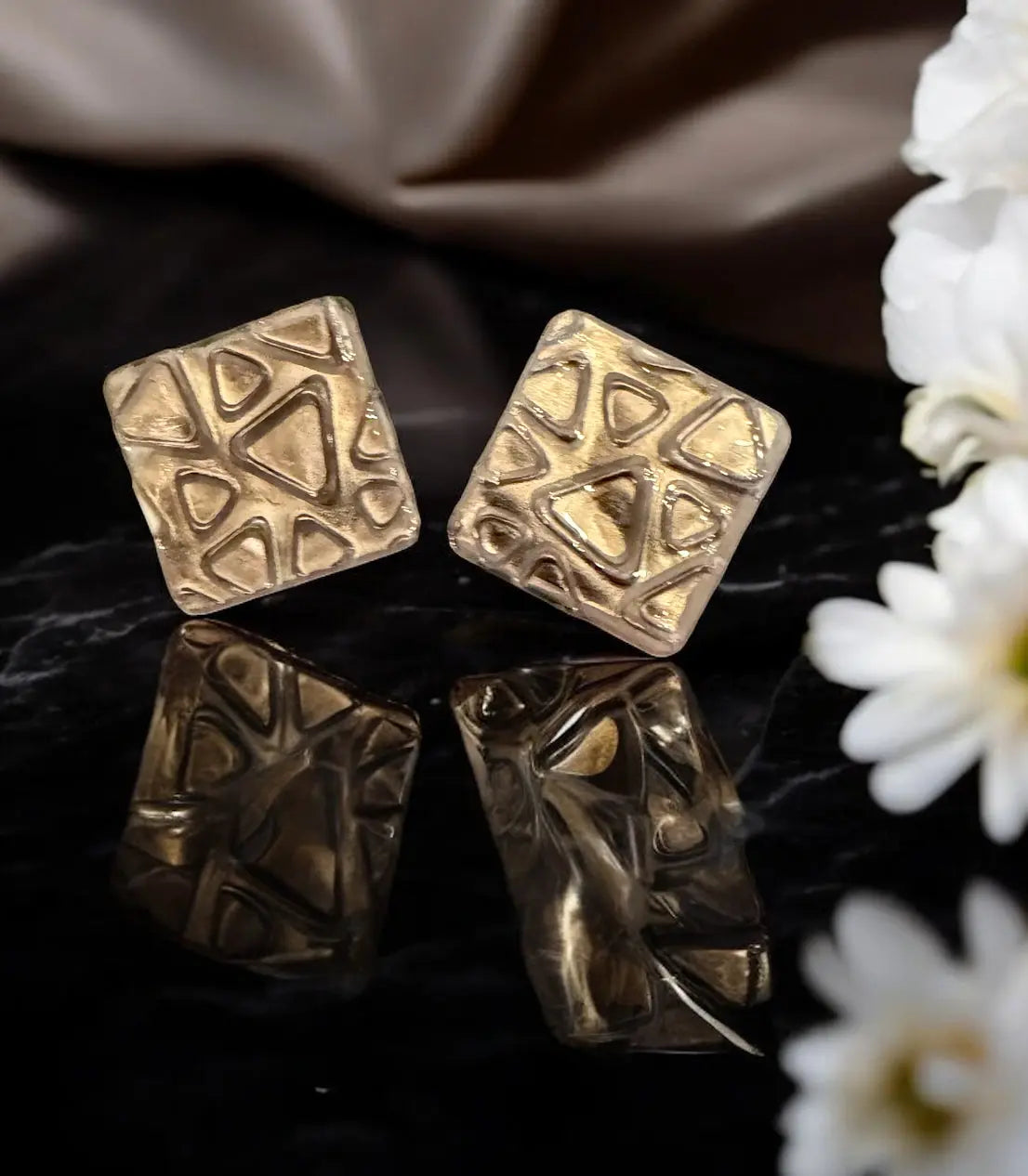 Minimalist Resin Earrings