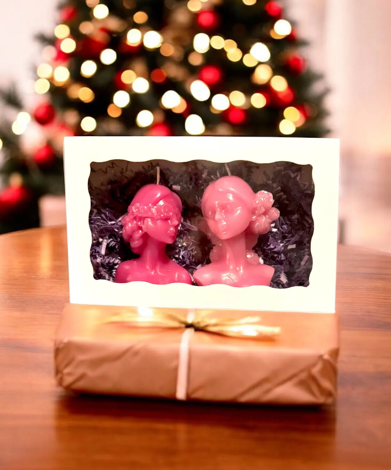 Statue Figurine Candle Box