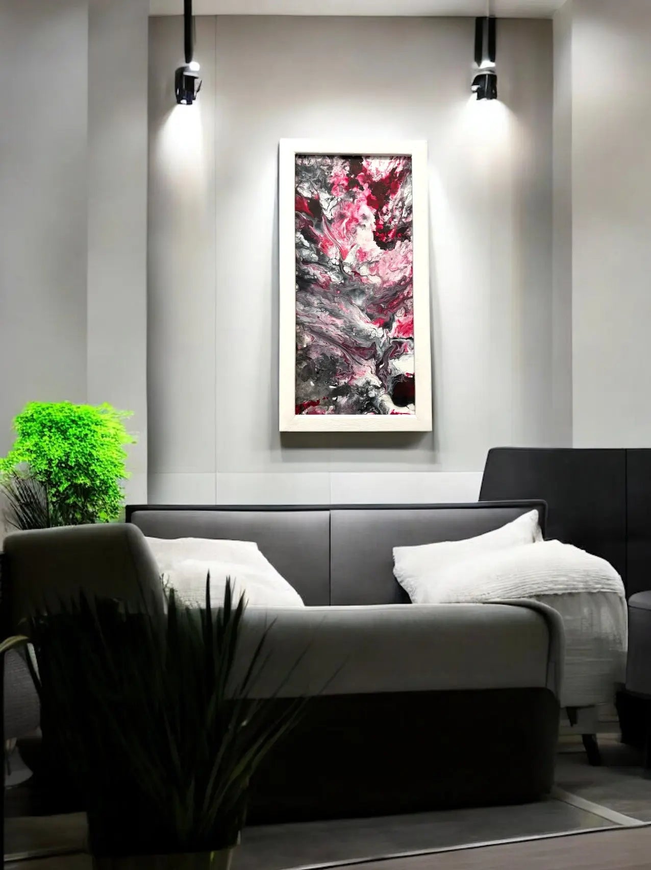 Original Abstract Painting on Canvas| Contemporary home decor| Minimalist wall art MehrArt collections