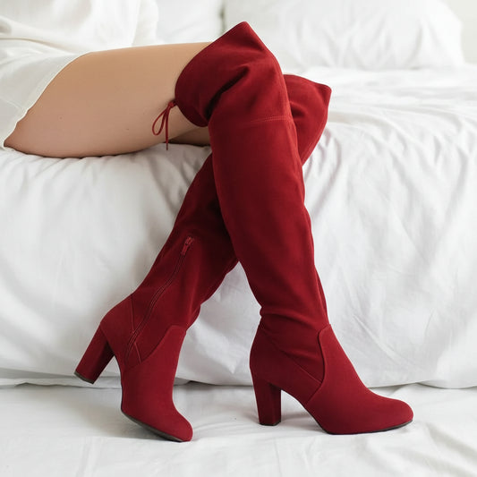 Over-Knee Boots for Women – Trendy Fashion Long High Heels Boots - MehrArt collections