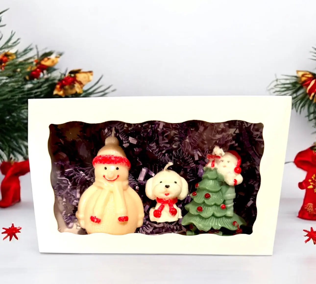 Christmas Candle Set