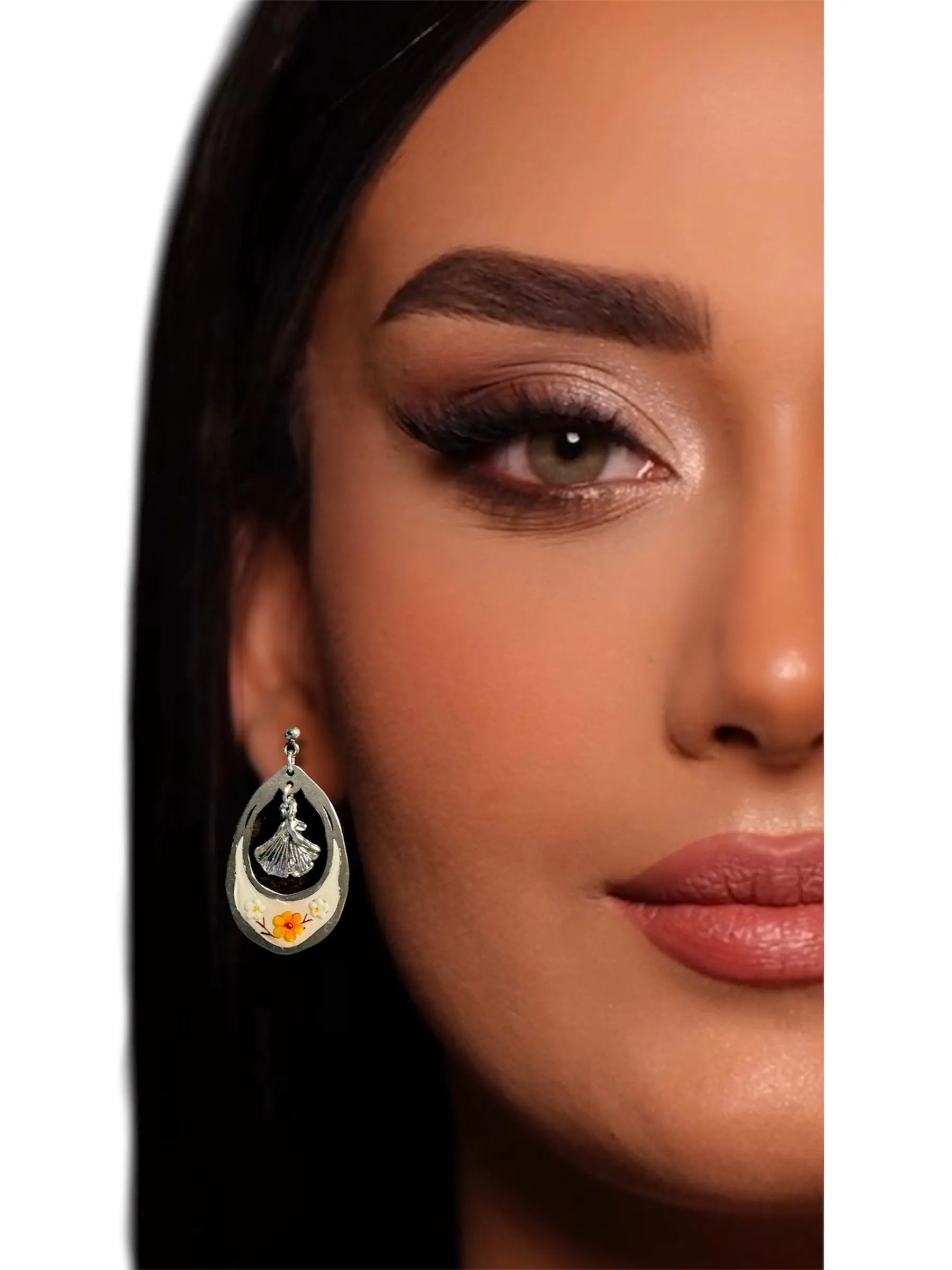 Botanical Resin Earrings MehrArt collections