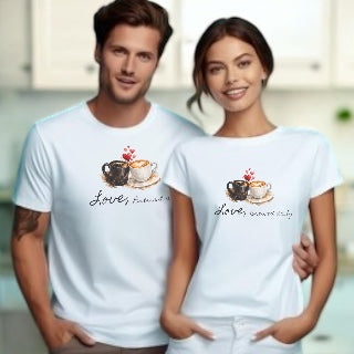 Love Brewed Daily" T-Shirt — Coffee Lover Tee