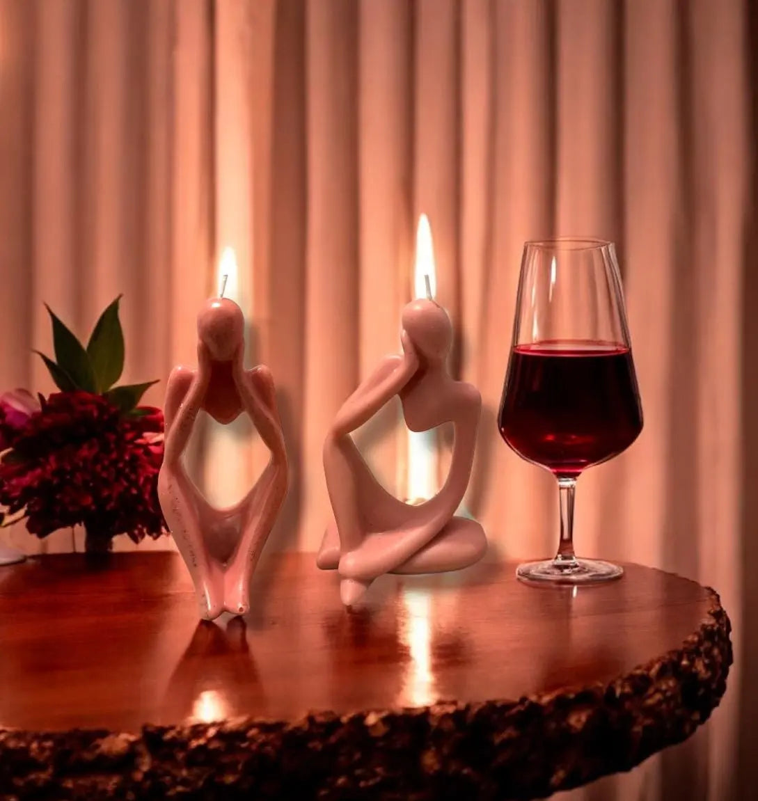 Beeswax Sculpture Candle: Handmade Eco-Friendly Decorative Art MehrArt collections