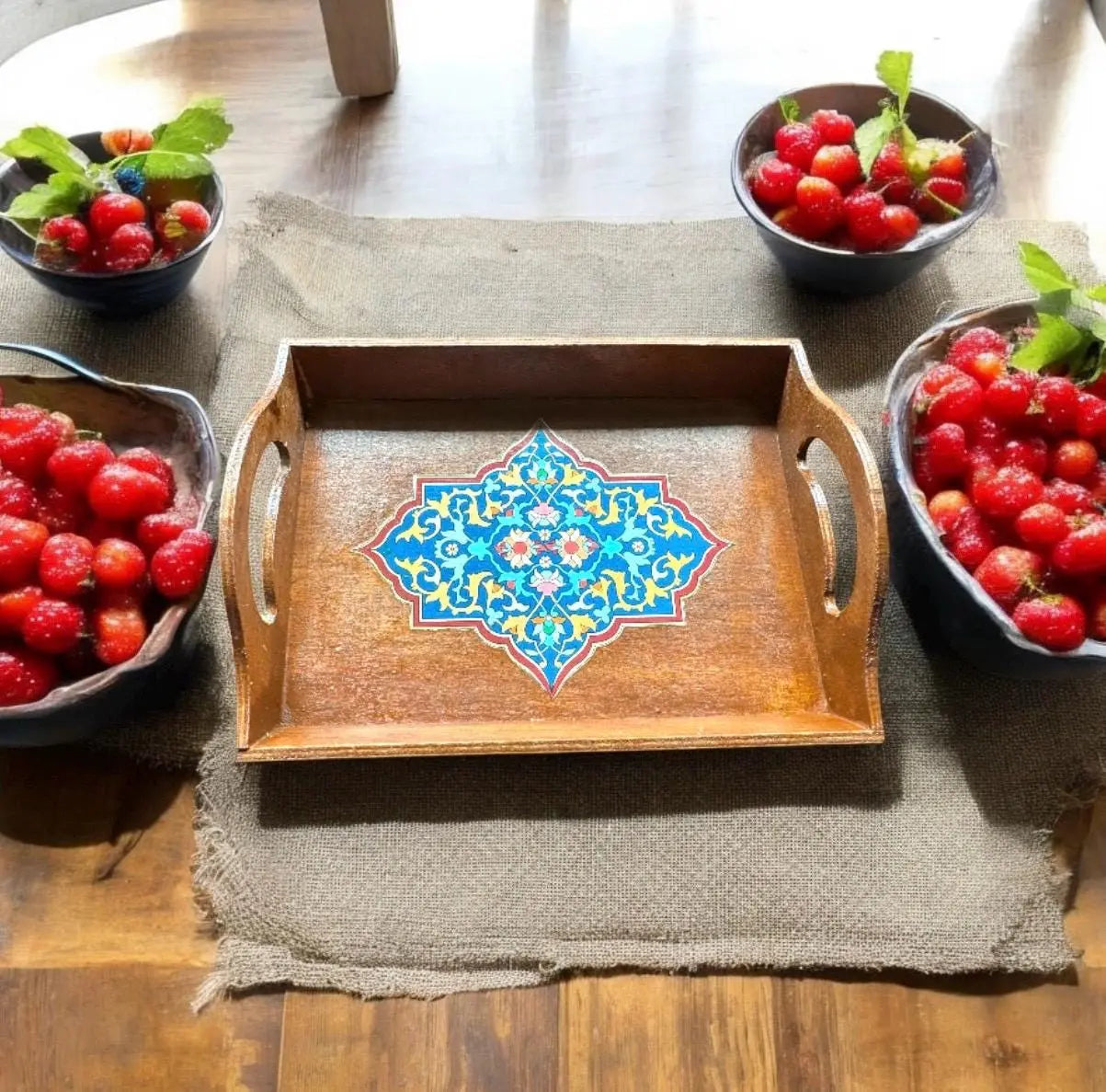Home Décor epoxy resin serving tray - MehrArt collections