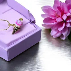 Ice Cream Pendant Necklace: Dessert Charm MehrArt collections