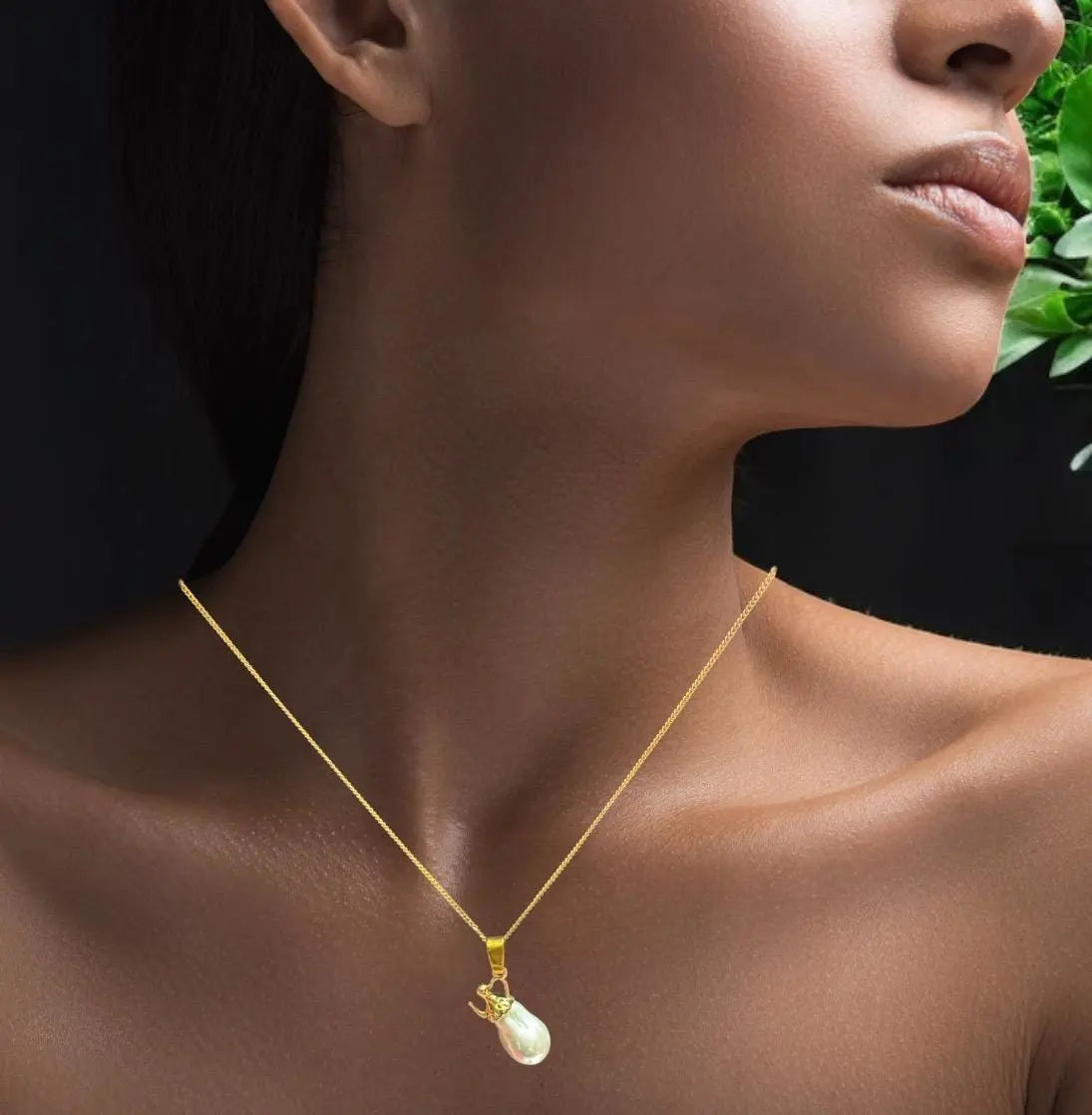 Gold plated Baroque Kettle Jewelry | Handmade & Elegant MehrArt collections