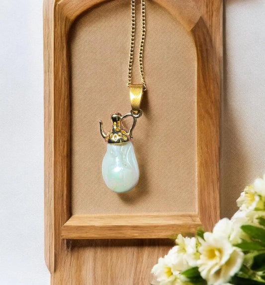 Gold plated Baroque Kettle Jewelry | Handmade & Elegant MehrArt collections