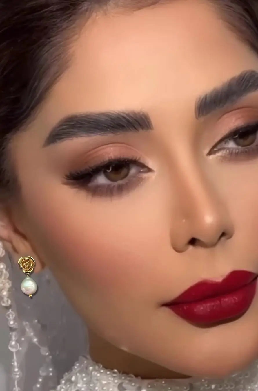 Pearl Earrings: Elegant Bridal Jewelry MehrArt collections