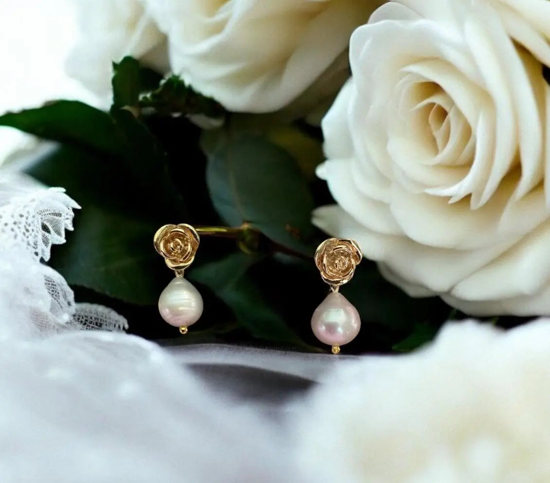 Pearl Earrings: Elegant Bridal Jewelry MehrArt collections