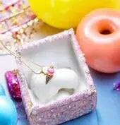 Ice Cream Pendant Necklace: Dessert Charm MehrArt collections