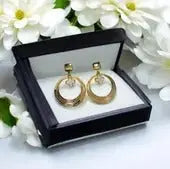 Clover Earrings | Minimalist Drop Style - MehrArt collections